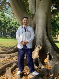 Michael Guerra is a new student in the UCI School of Nursing bachelor of science program.