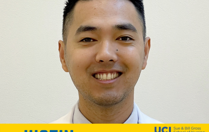 UC Irvine School of Nursing alum Justin Reyes, '13, shares his experiences working as a nurse during the COVID-19 pandemic.